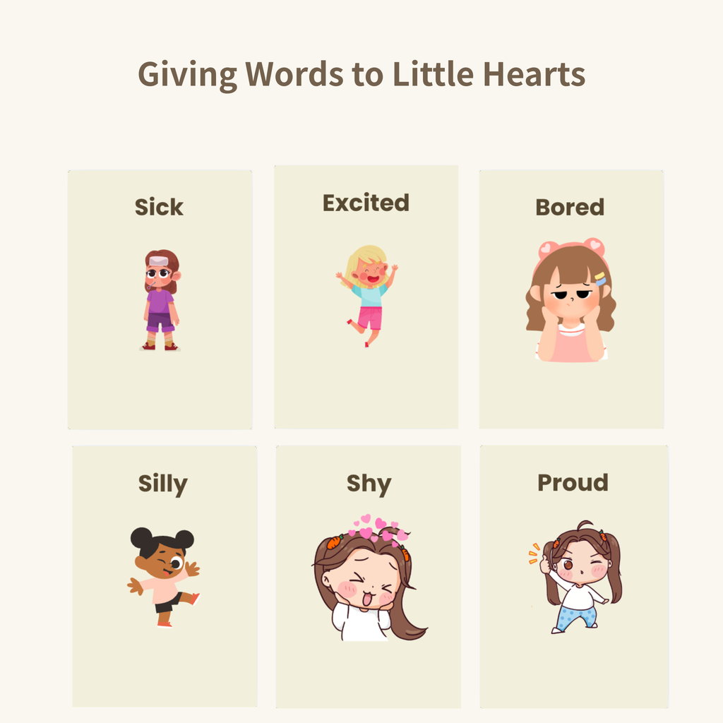 Emotion Flashcards for Toddlers | 16 Feelings Cards  | Printable PDF | Emotional Learning Kids Ages 2-6