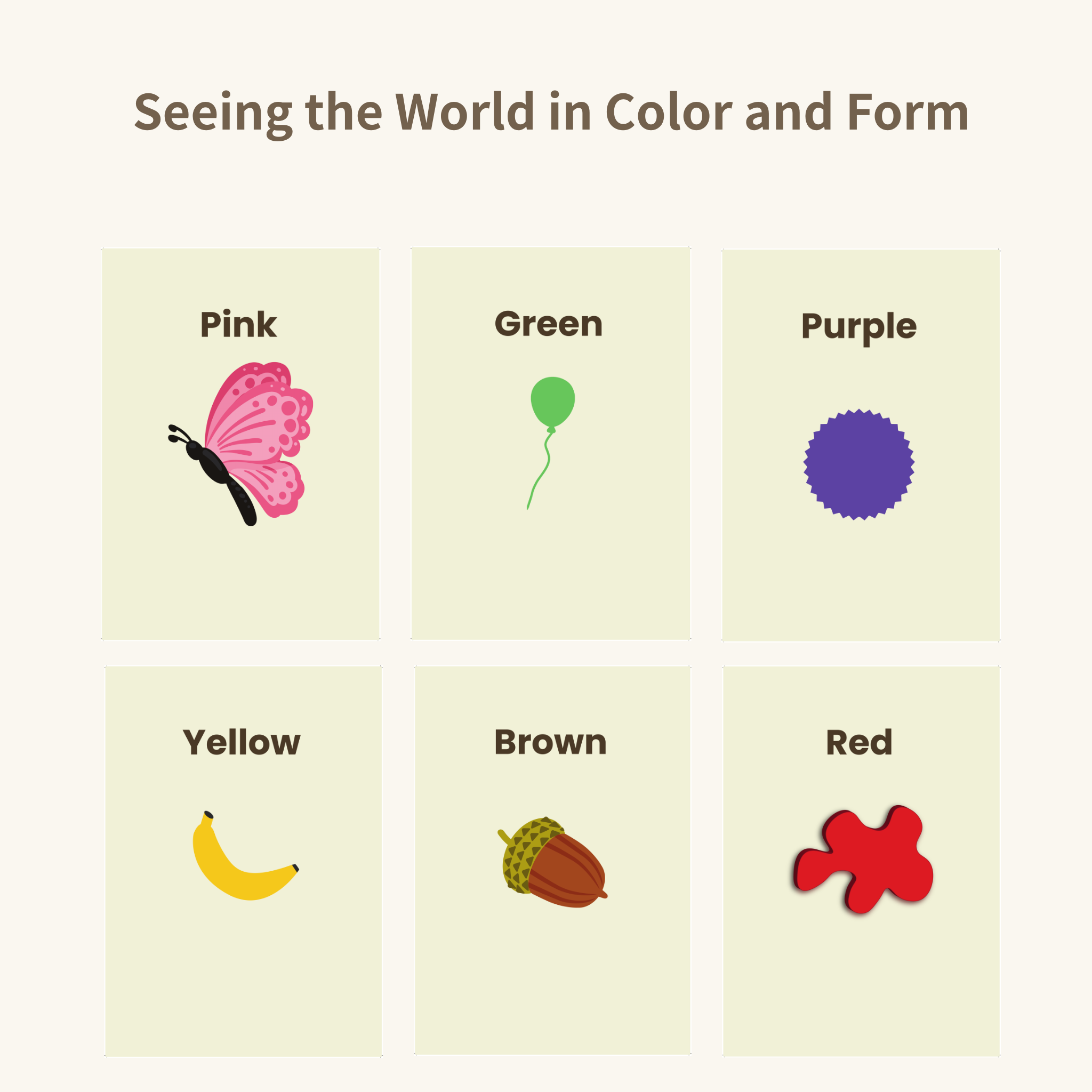 Colors & Shapes Flashcards | 24 Cards | Toddler Learning | Printable PDF | Montessori Materials | Instant Download