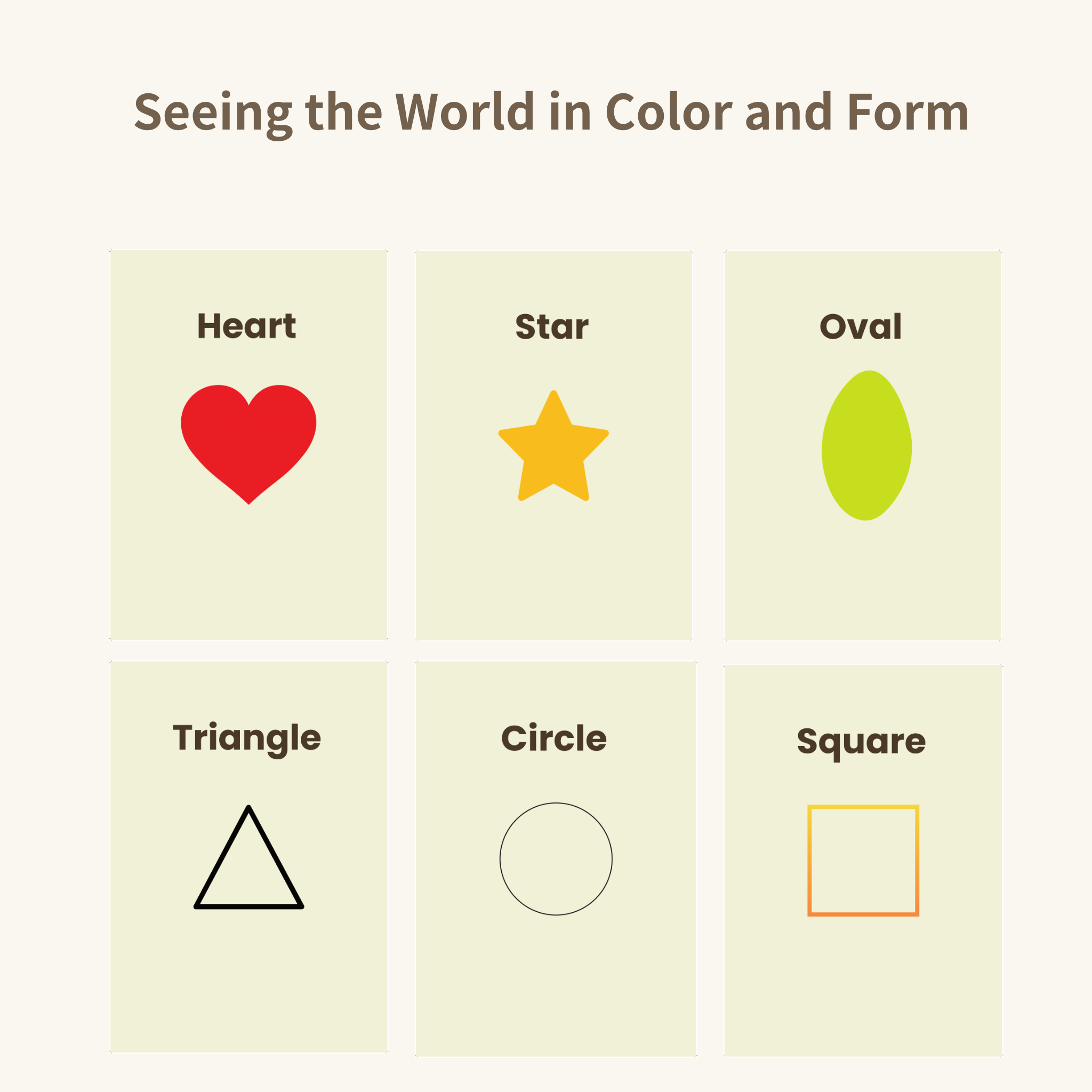 Colors & Shapes Flashcards | 24 Cards | Toddler Learning | Printable PDF | Montessori Materials | Instant Download